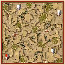 Карта Лабиринт для Stronghold Crusader