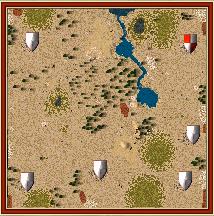 Карта Один на всех для Stronghold Crusader