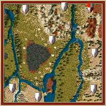 Карта Оленье болото для Stronghold Crusader