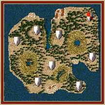 Карта Остров пальм для Stronghold Crusader