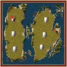 Карта Остров Средиземноморского моря для Stronghold Crusader