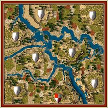 Карта Страна рек для Stronghold Crusader